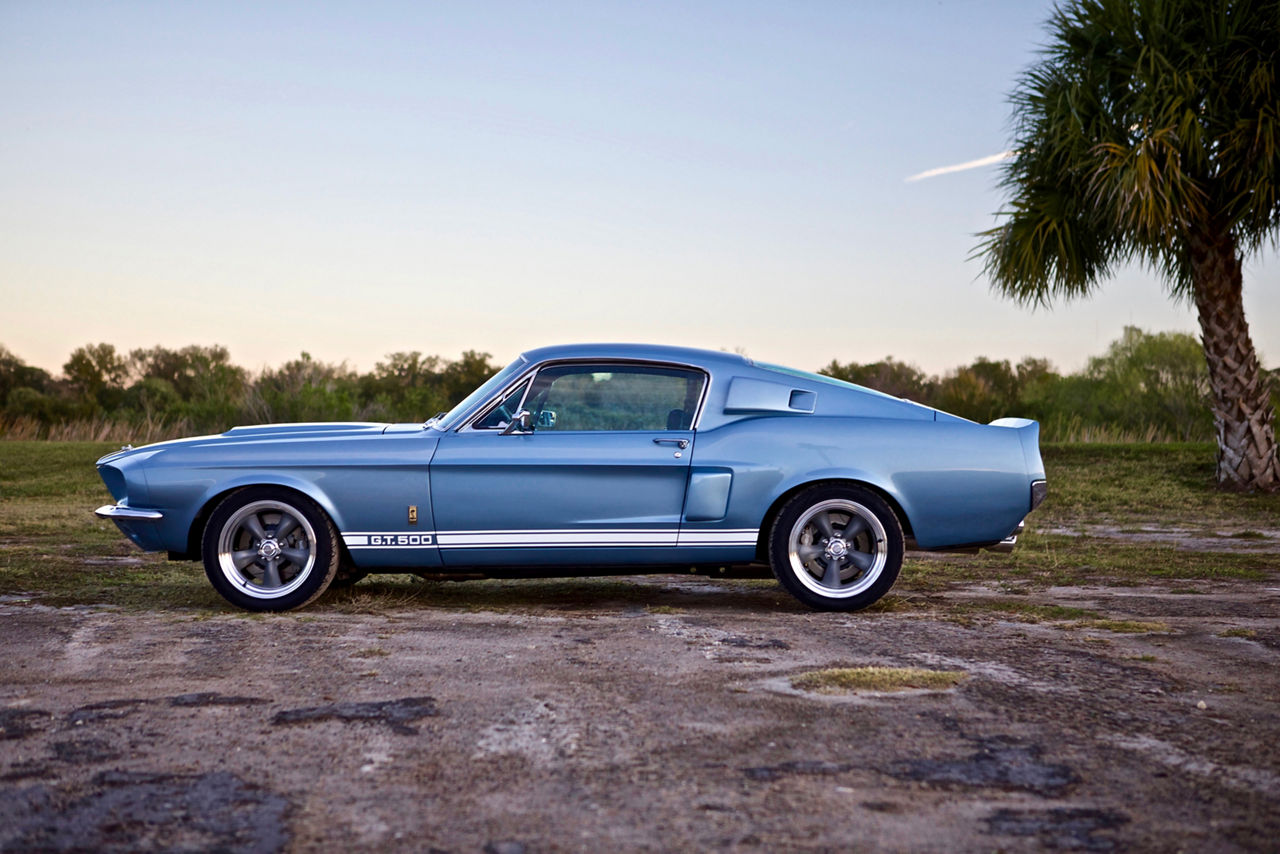 1967 Ford Mustang Shelby Gt500 American Racing Classic Torq Thrust Ii Gray American Racing 8532